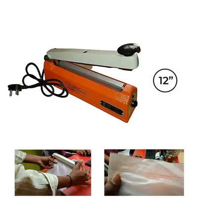Hot Bar Type 12 Inch Table top Manual Hand Sealer, 290W